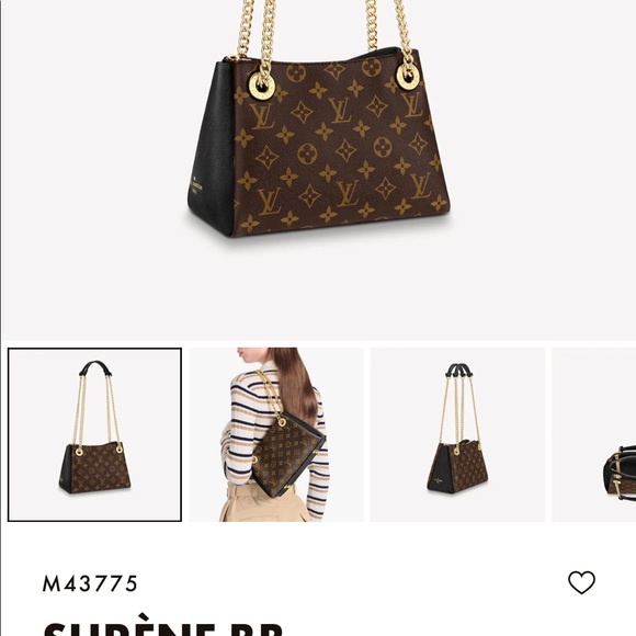 Authentic Louis Vuitton Surene BB Noir M43775 - Picture 7 of 11